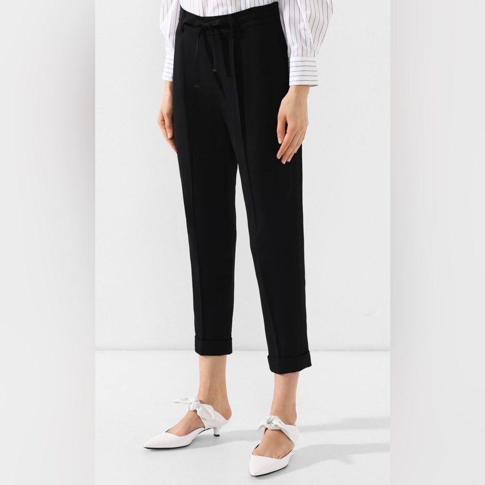 Vince‎ Cuffed Drawstring Jogger Trouser Pants in Black XS